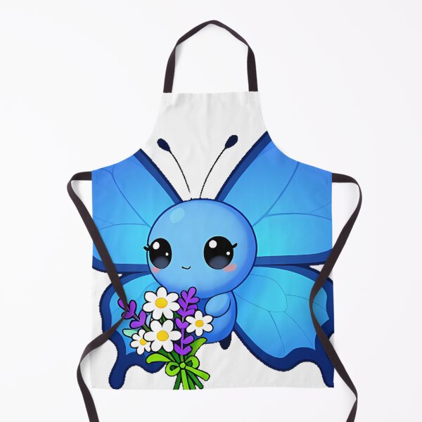 Item preview, Blue Butterfly with Flower Bouquet designed and sold by pumsquare.