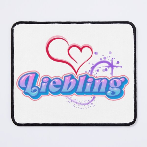 Item preview, Liebling German Darling Love Quote Glossy Bubble Typography Art designed and sold by Miheerala.