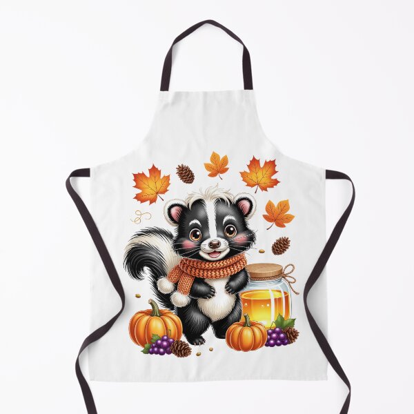 Item preview, Skunk Among Autumn Leaves designed and sold by jkrphoto.