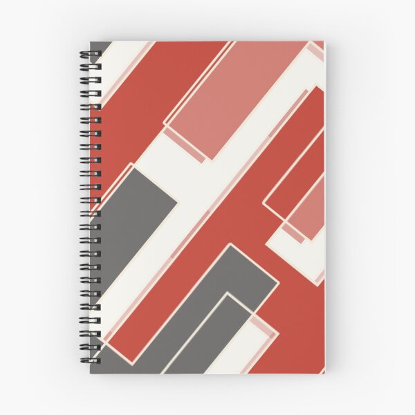 Item preview, Interlocking Lines – Urban Vermilion designed and sold by TexSta.