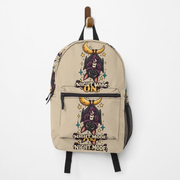Item preview, Night Mode: On – Cozy Bat with Coffee designed and sold by VioVibe.