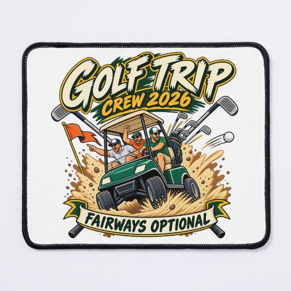 Item preview, Golf Trip Crew 2026 – Fairways Optional Funny Golf Cart Design designed and sold by Concrete Coffee Studio.