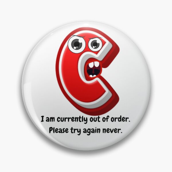 Item preview, Letter C is currently out of order designed and sold by ImaginARTDesign.