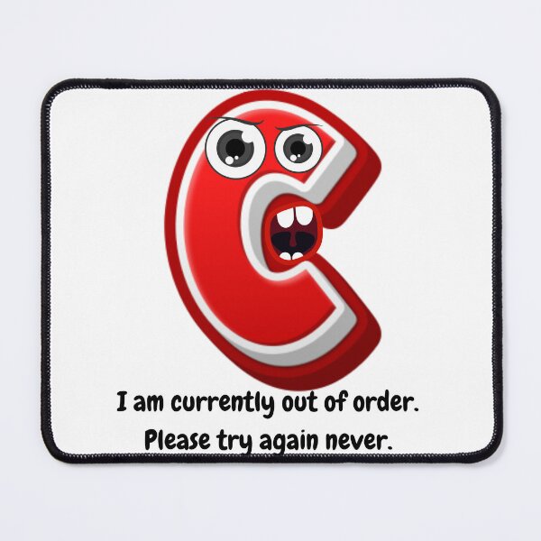 Item preview, Letter C is currently out of order designed and sold by ImaginARTDesign.