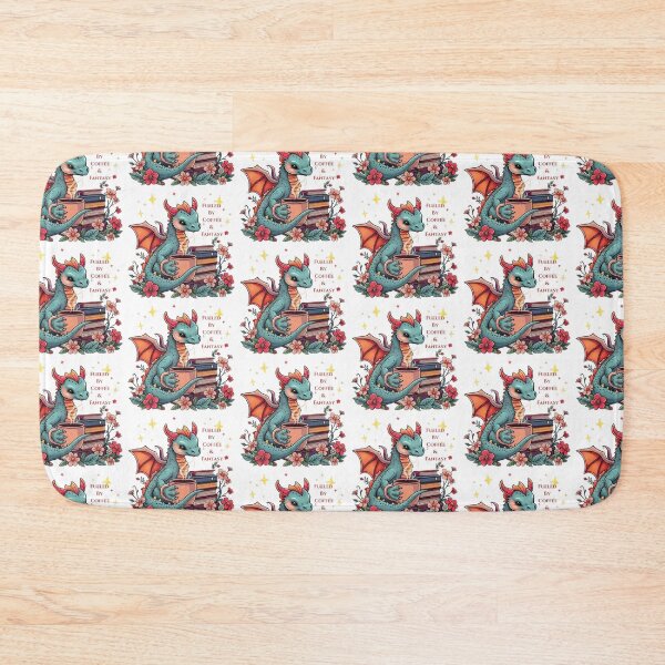 Item preview, Fueled by Coffee & Fantasy Dragon designed and sold by GehanPrints.