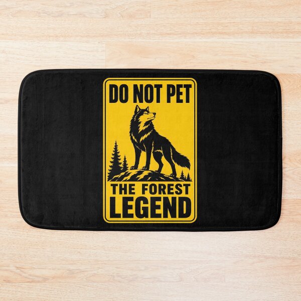 Item preview, Do Not Pet Wolf – The Forest Legend designed and sold by WAUZ.