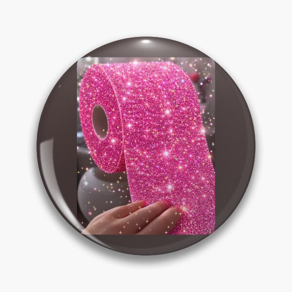 Item preview, PINK  GLITTERY  TOILET PAPER  WITH  SPARKLES designed and sold by Brewgoodness.