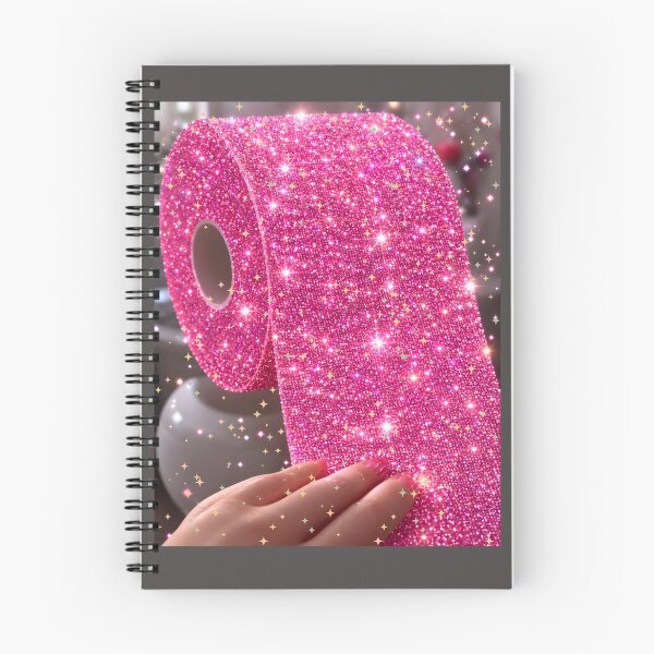 Item preview, PINK  GLITTERY  TOILET PAPER  WITH  SPARKLES designed and sold by Brewgoodness.