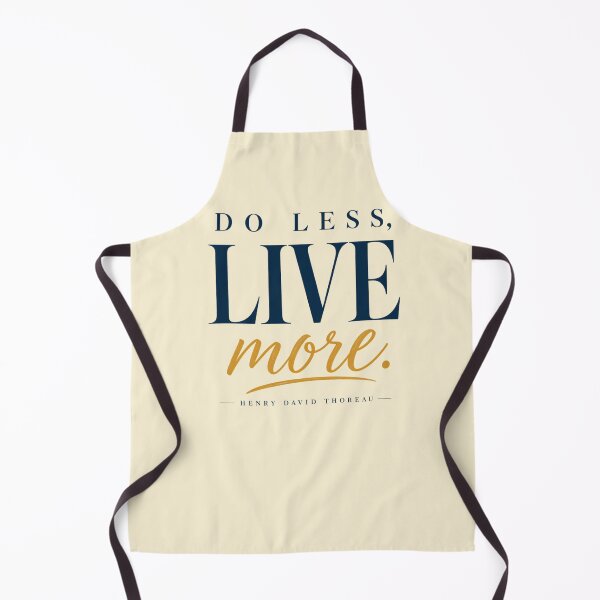 Item preview, Do Less Live More Henry David Thoreau Quote designed and sold by QCena.