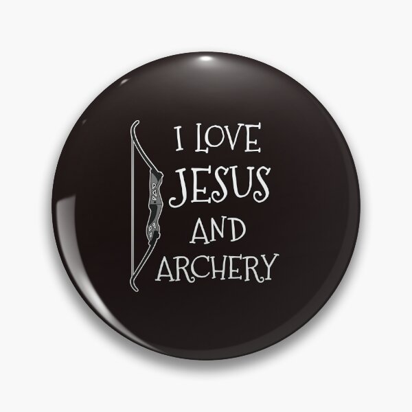 Item preview, Christian Archer I Love Jesus and Archery Faith Bow Design designed and sold by mari-kayden.
