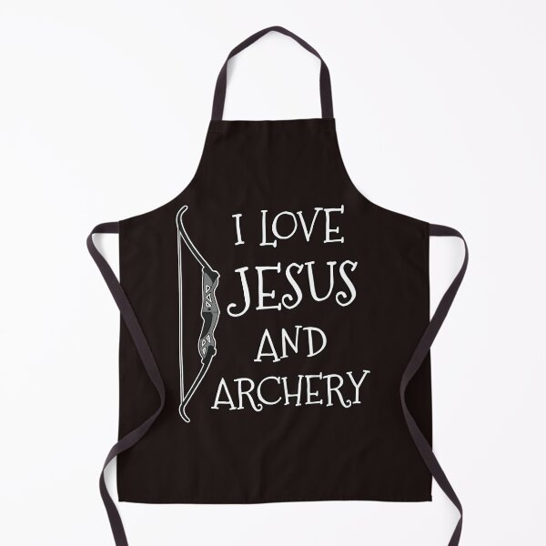 Item preview, Christian Archer I Love Jesus and Archery Faith Bow Design designed and sold by mari-kayden.