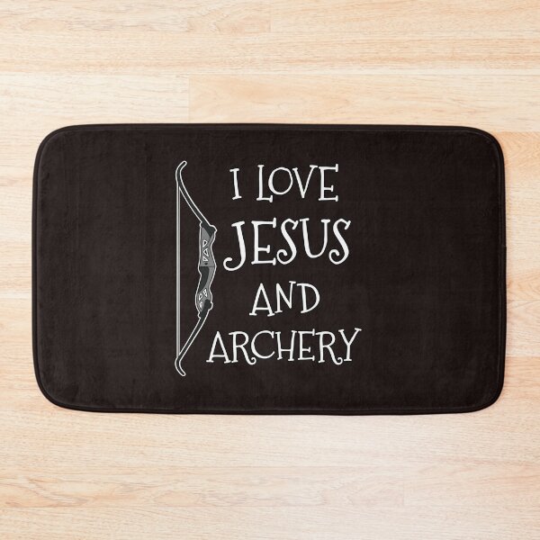 Item preview, Christian Archer I Love Jesus and Archery Faith Bow Design designed and sold by mari-kayden.
