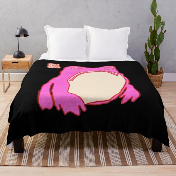 Item preview, Pink Grumpy Frog designed and sold by DheninStudio.
