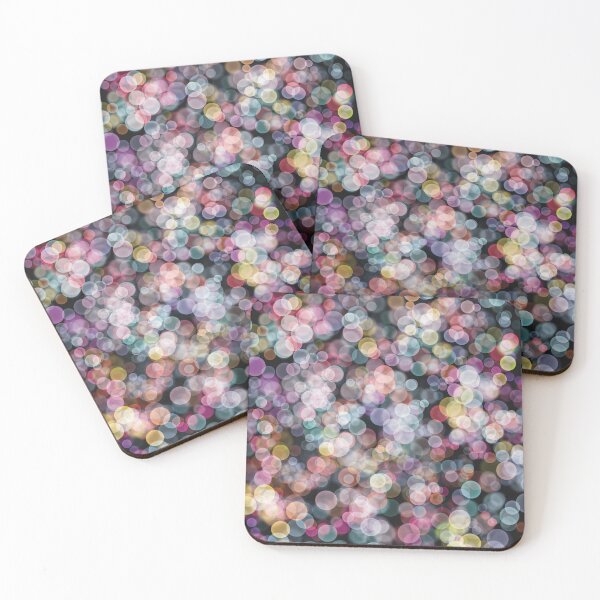 Item preview, Colorful moments of happiness - Modern abstract glitter design art bokeh with pastel colors designed and sold by Susanna Schorr.