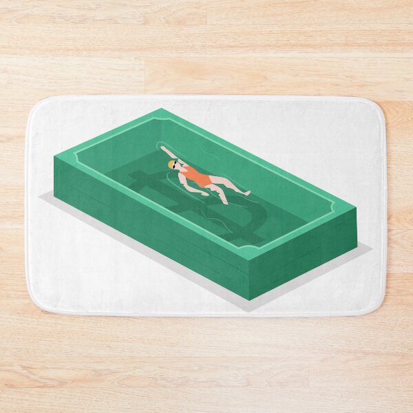 Item preview, Swimming In Money Dollar Cash Illustration designed and sold by Moody Critters.