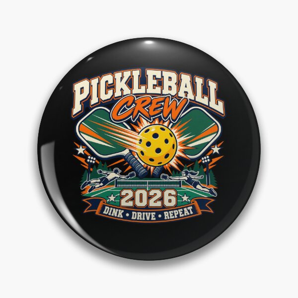 Item preview, Pickleball Crew 2026 – Dink Drive Repeat Vintage Sports Design designed and sold by Concrete Coffee Studio.