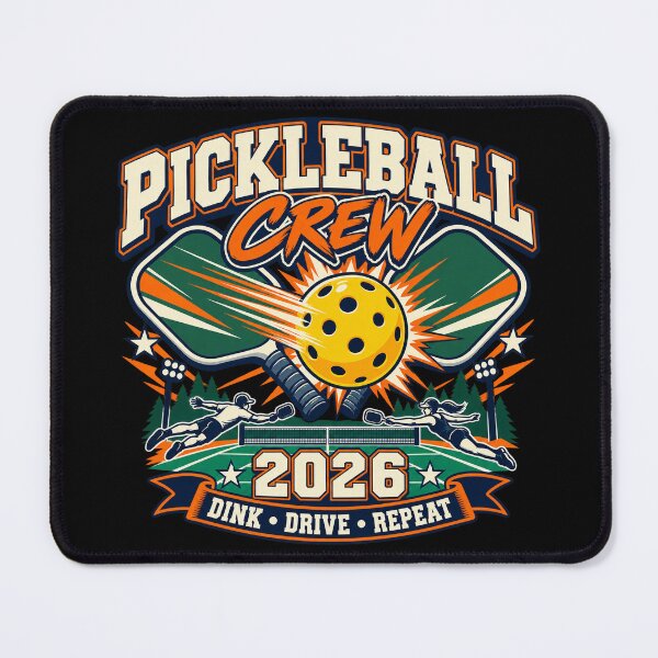 Item preview, Pickleball Crew 2026 – Dink Drive Repeat Vintage Sports Design designed and sold by Concrete Coffee Studio.