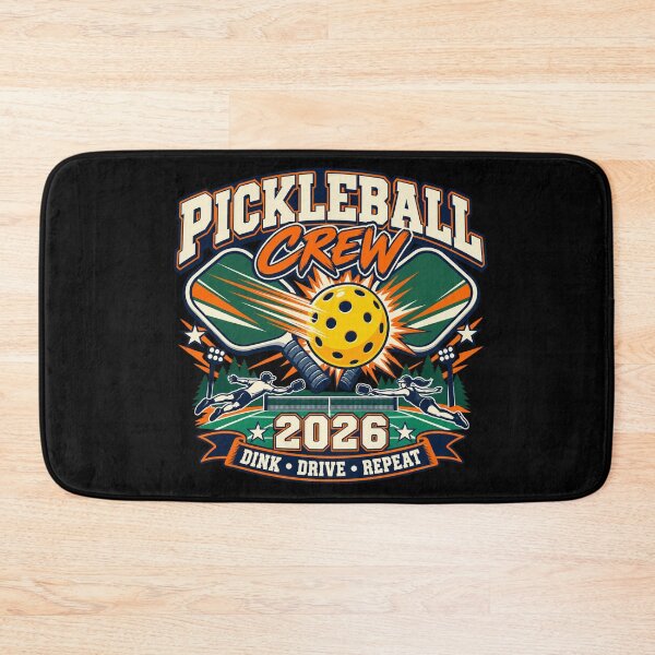 Item preview, Pickleball Crew 2026 – Dink Drive Repeat Vintage Sports Design designed and sold by Concrete Coffee Studio.