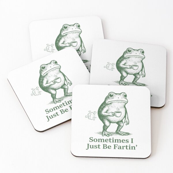 Item preview, Farting Frog Fart Joke Sometimes I Just Be Fartin designed and sold by DheninStudio.