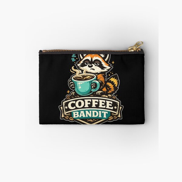 Item preview, Coffee Bandit – Sleepy Raccoon Coffee Lover Cartoon Design designed and sold by ArtisticHeart21.