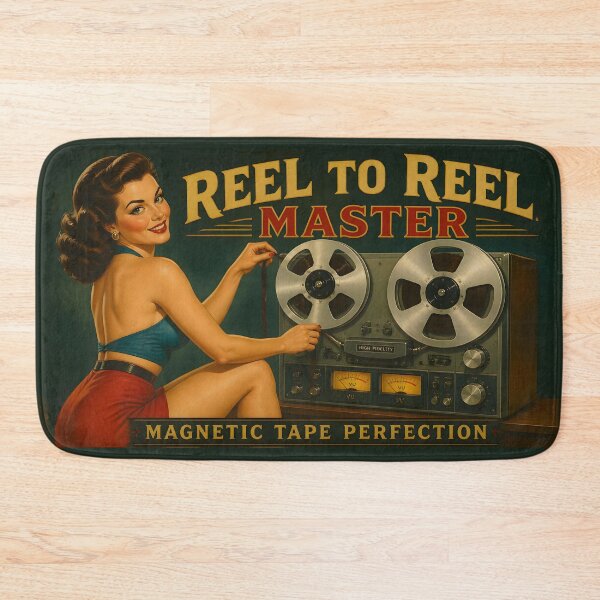 Item preview, Reel To Reel Master Tape Deck Audiophile Pin-Up v2 designed and sold by ThirdShiftLab.