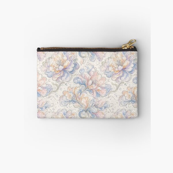 Item preview, Vintage Watercolor Peony Scroll – Pastel Floral Seamless Pattern designed and sold by FawnFeatherCo.