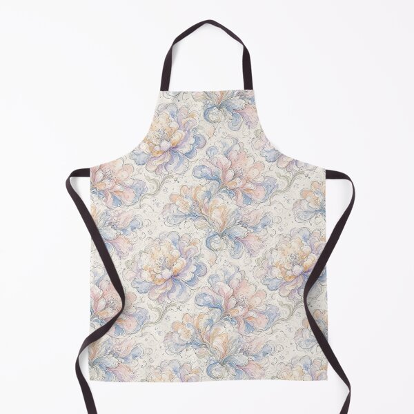 Item preview, Vintage Watercolor Peony Scroll – Pastel Floral Seamless Pattern designed and sold by FawnFeatherCo.