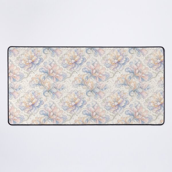Item preview, Vintage Watercolor Peony Scroll – Pastel Floral Seamless Pattern designed and sold by FawnFeatherCo.