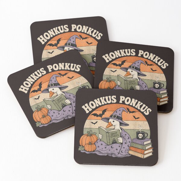 Item preview, Halloween Goose Vintage Witch Book Honkus Ponkus Funny Halloween Design designed and sold by mari-kayden.