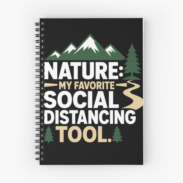Item preview, Nature: My Favorite Social Distancing Tool – Funny Hiking Shirt designed and sold by EpicInks24.