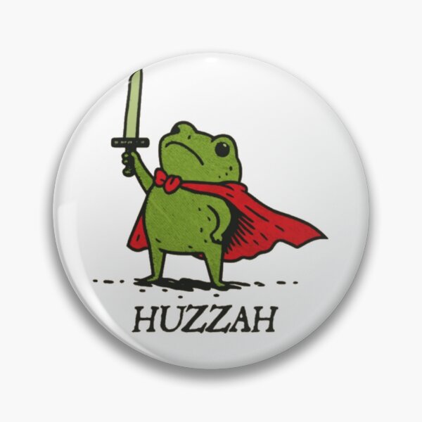 Item preview, Huzzah Frog designed and sold by DheninStudio.
