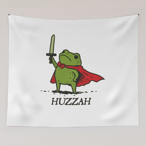 Item preview, Huzzah Frog designed and sold by DheninStudio.