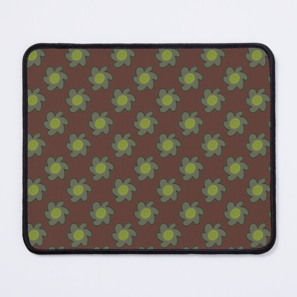 Item preview, burgundy brown daisy pattern designed and sold by CaramelCo.