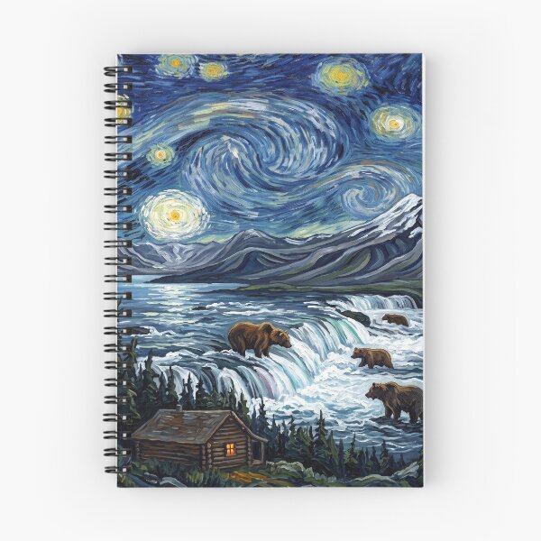 Item preview, Katmai Starry Night designed and sold by Bad-Decisions-Designs.