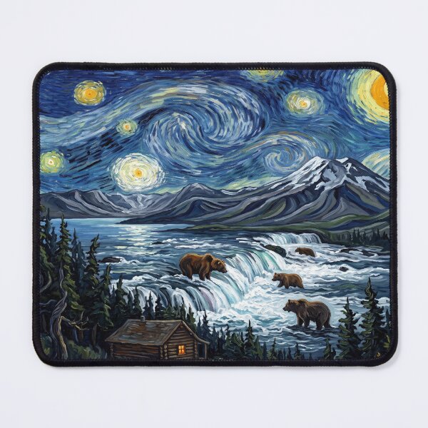Item preview, Katmai Starry Night designed and sold by Bad-Decisions-Designs.