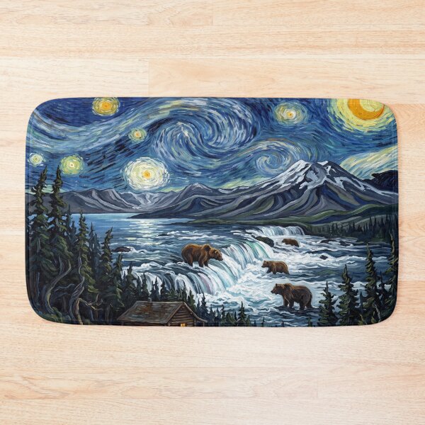 Item preview, Katmai Starry Night designed and sold by Bad-Decisions-Designs.