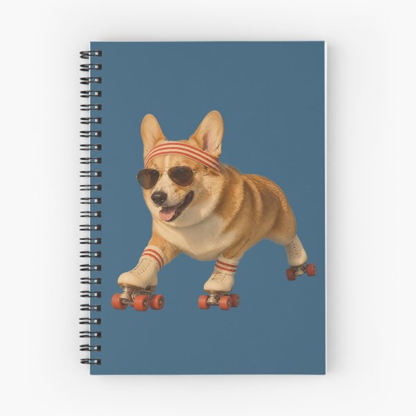 Item preview, Retro Roller Skating Dog – Good Vibes on Wheels designed and sold by ManggaeJM.