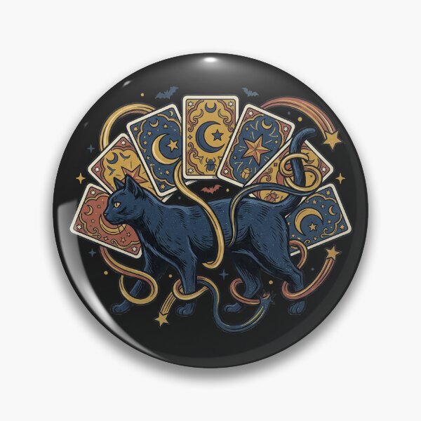 Item preview, Black Cat Tarot Cards Celestial Magic designed and sold by MewSpooky.