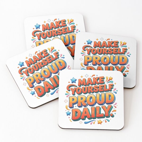 Item preview, MAKE YOURSELF PROUD DAILY designed and sold by likbatonboot.