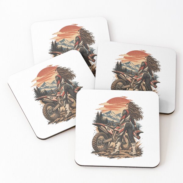 Item preview, retro motocross lady designed and sold by pieropiero.