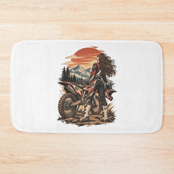 Item preview, retro motocross lady designed and sold by pieropiero.