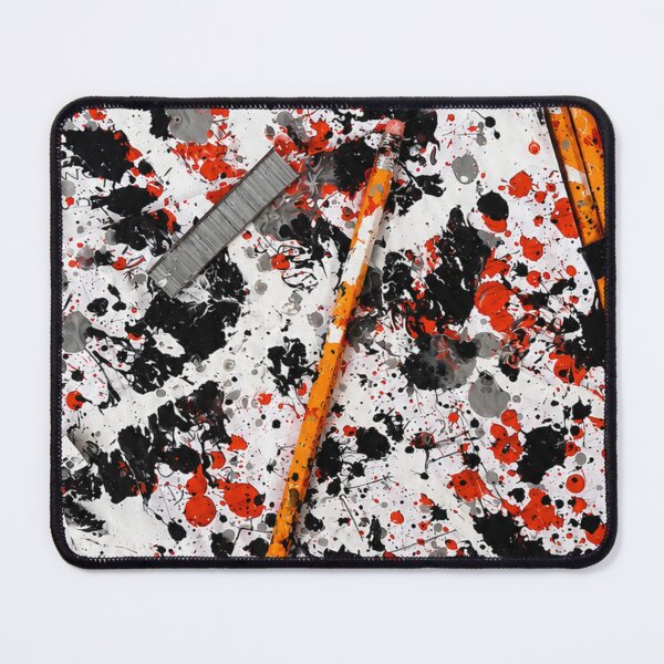 Item preview, Office Supply Meltdown Abstract Art designed and sold by THE SPLATTERED HAUS BY SAGE BANKS.