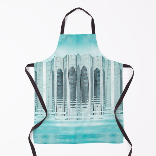 Item preview, jade palace exterior view with rippled reflections designed and sold by mister-john.