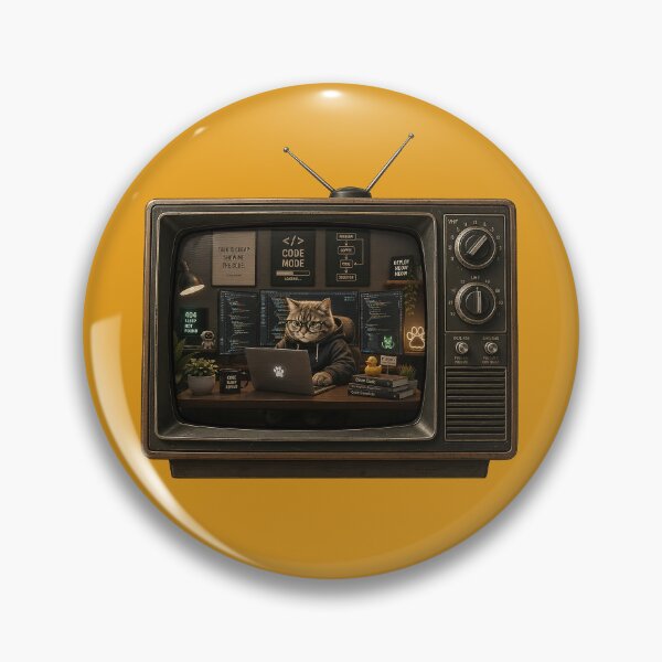 Item preview, Funny Software Developer Cat Art designed and sold by Furflix.