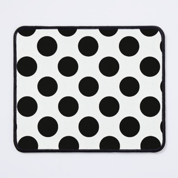 Item preview, 60s Classic Polka Dot - Black White Retro Mod Pattern designed and sold by Ela Art Space .