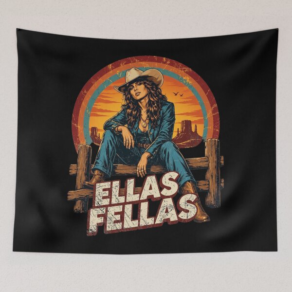 Item preview, Ella langley Retro Cowgirl designed and sold by DheninStudio.