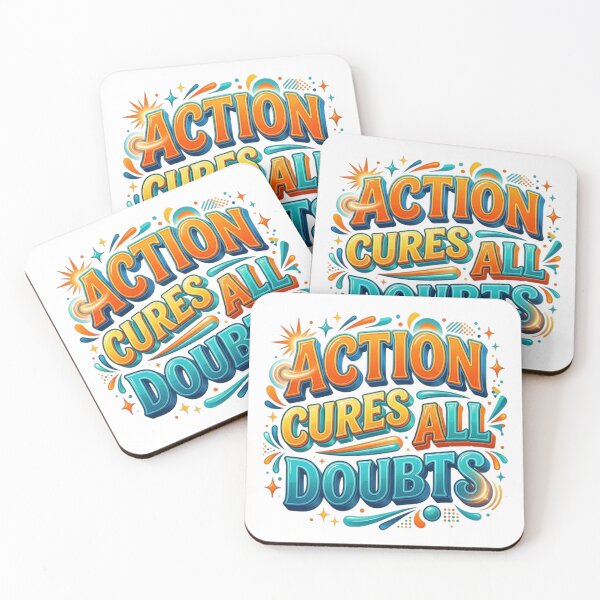 Item preview, ACTION CURES ALL DOUBTS designed and sold by likbatonboot.