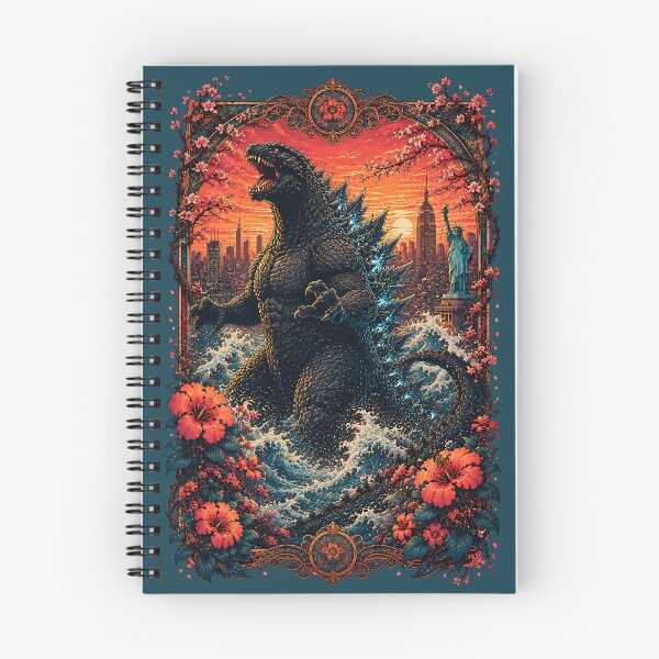 Item preview, Godzilla Monster Surging Through New York Wild Waters designed and sold by BorgSpareParts.