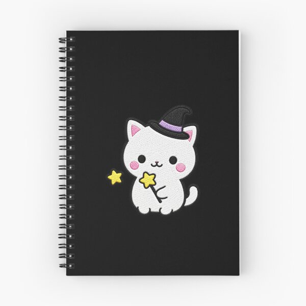 Item preview, Cute Magic Cat Embroidery Patch Illustration designed and sold by ColorSplash123.