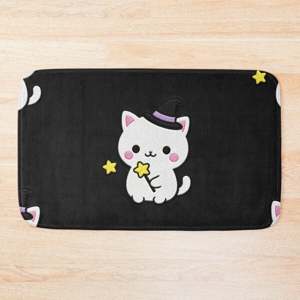Item preview, Cute Magic Cat Embroidery Patch Illustration designed and sold by ColorSplash123.